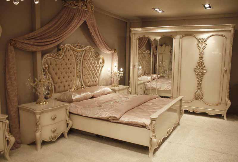 klasik yatak odası tasarımları